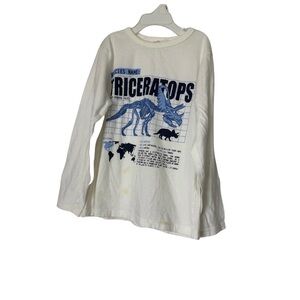 H&M Triceratops Long Sleeve T/Shirt size 5T/6
